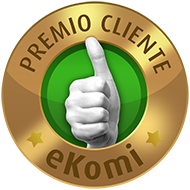 Premiato con il certificato di bronzo di approvazione eKomi!